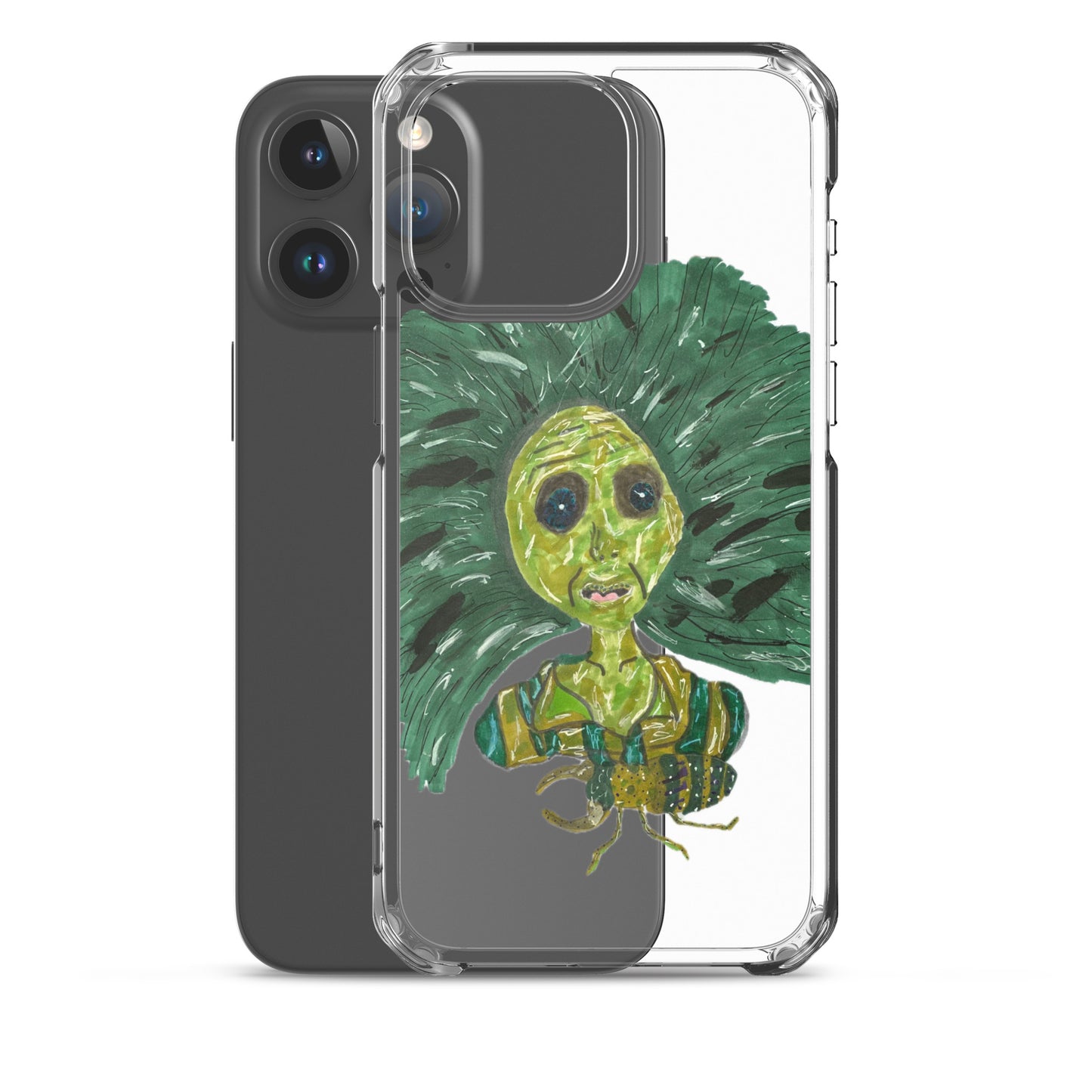 Green Lady Clear Case for iPhone®