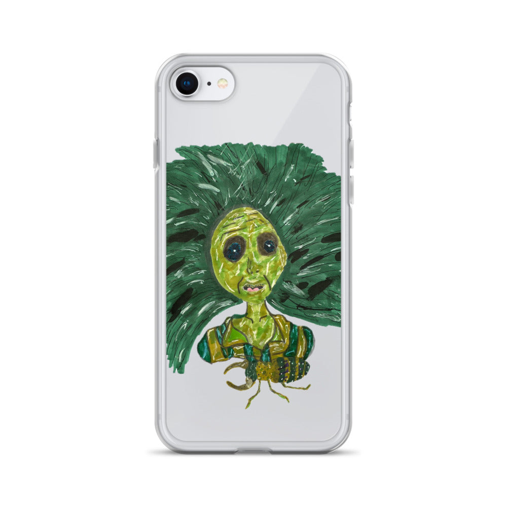 Green Lady Clear Case for iPhone®