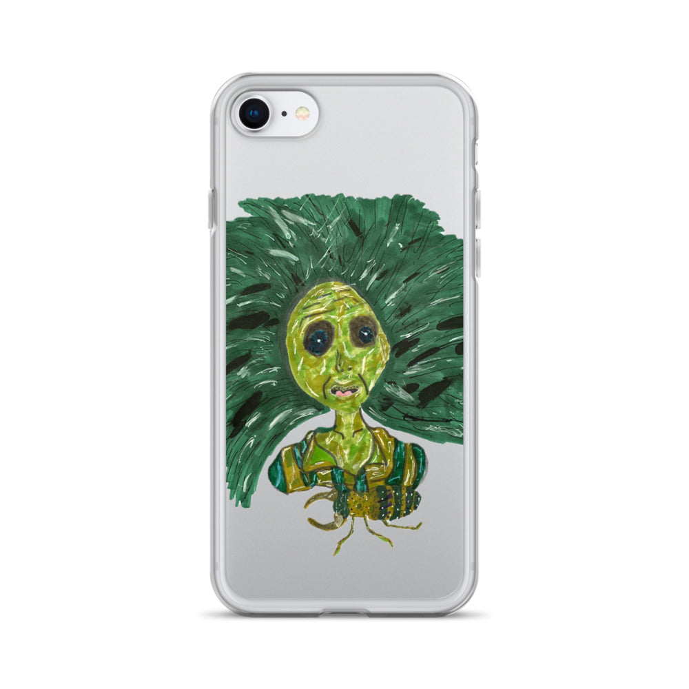 Green Lady Clear Case for iPhone®