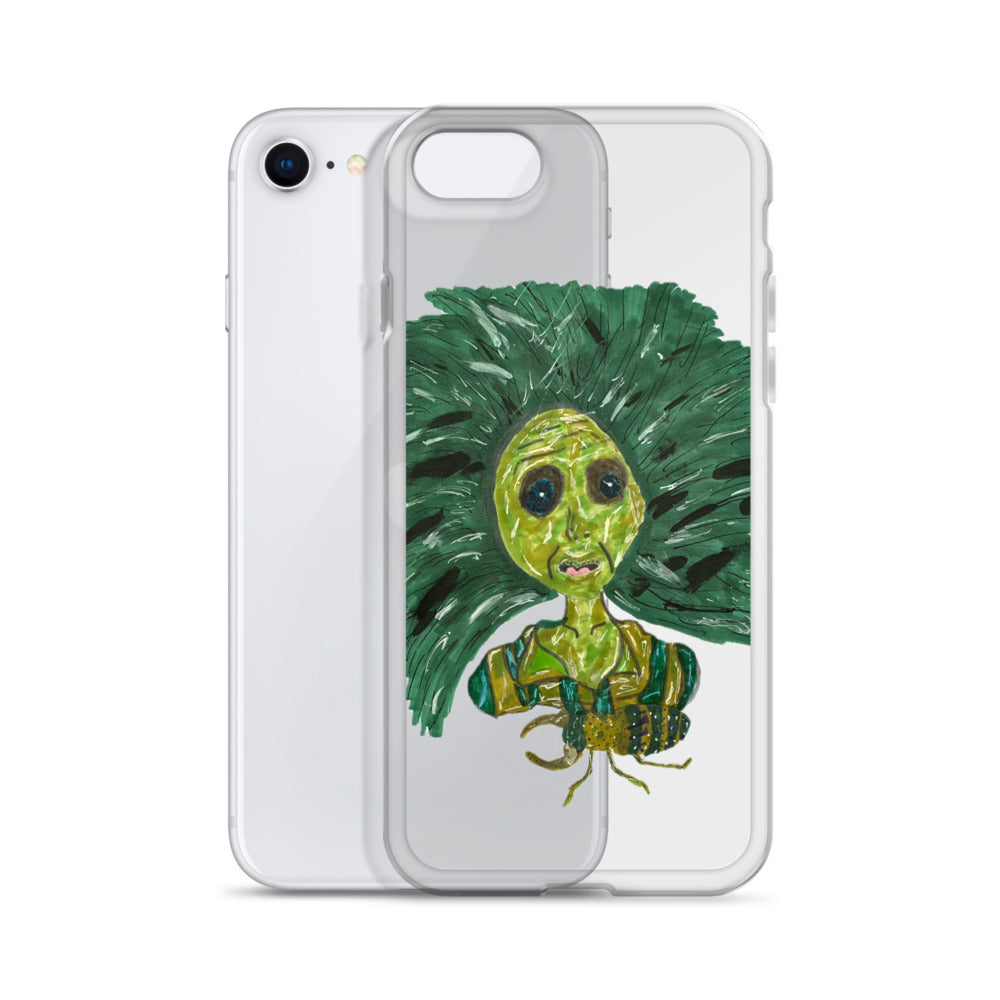 Green Lady Clear Case for iPhone®