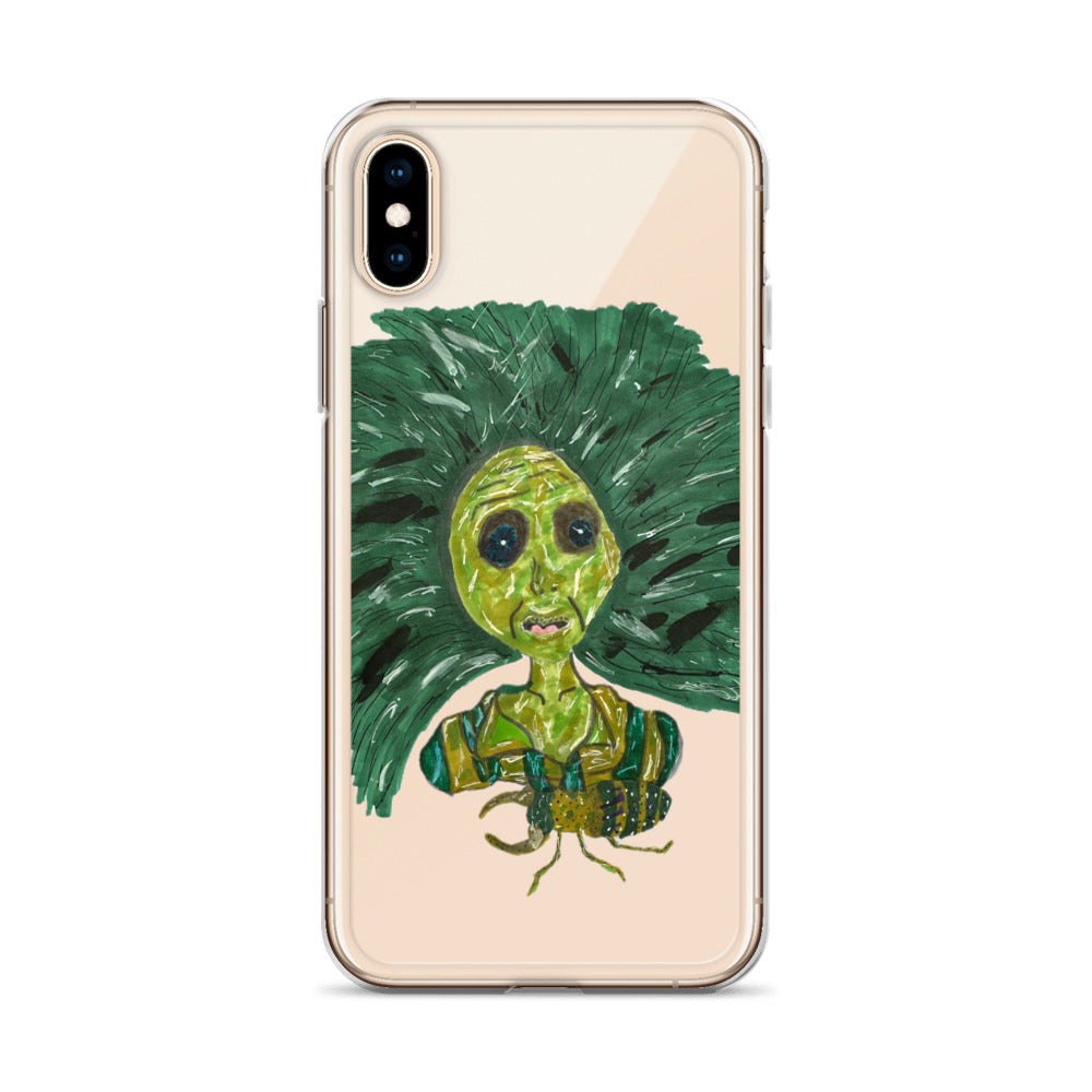 Green Lady Clear Case for iPhone®