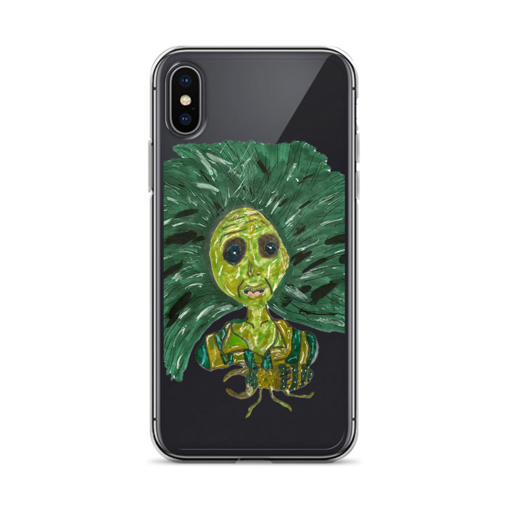 Green Lady Clear Case for iPhone®