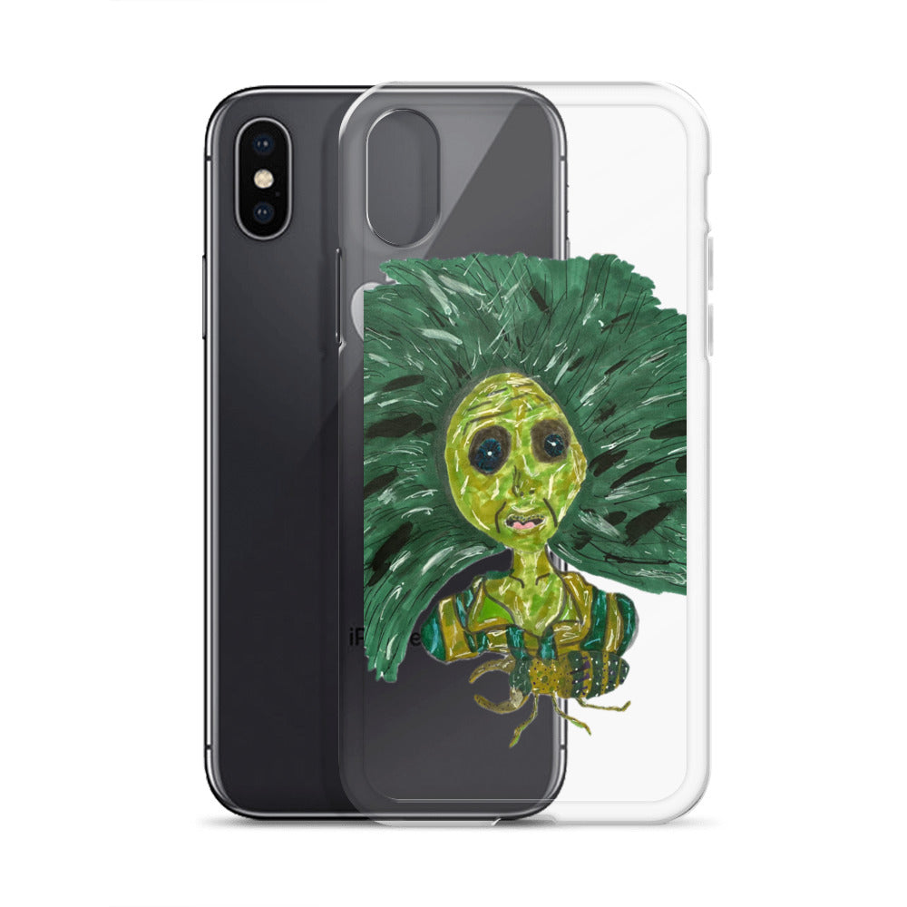 Green Lady Clear Case for iPhone®