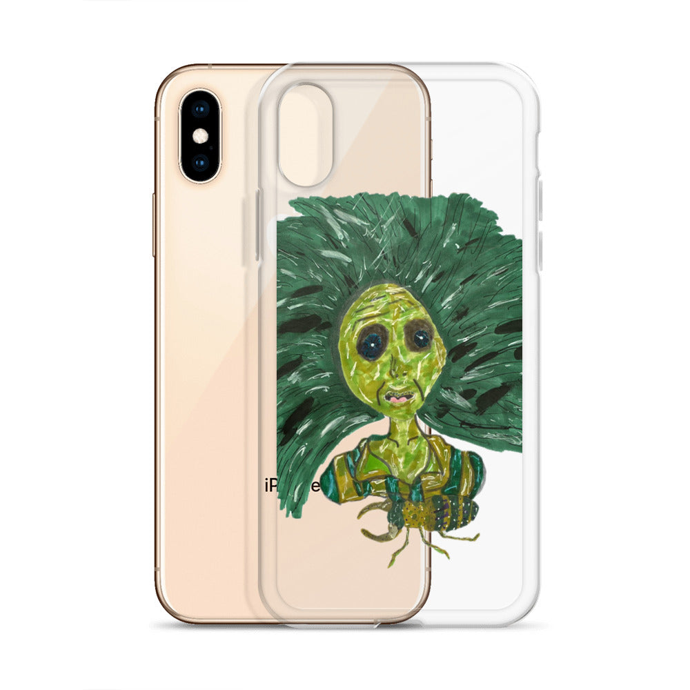 Green Lady Clear Case for iPhone®