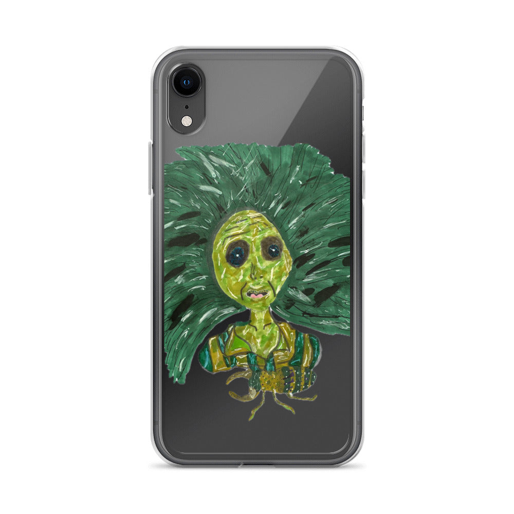 Green Lady Clear Case for iPhone®