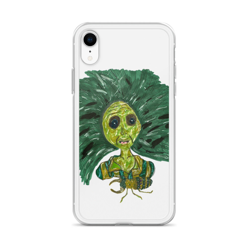 Green Lady Clear Case for iPhone®