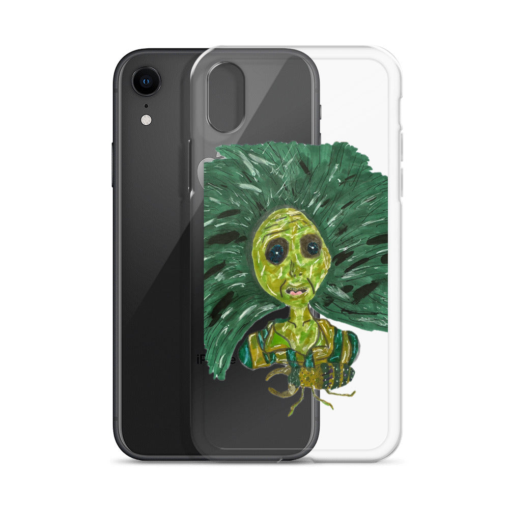 Green Lady Clear Case for iPhone®