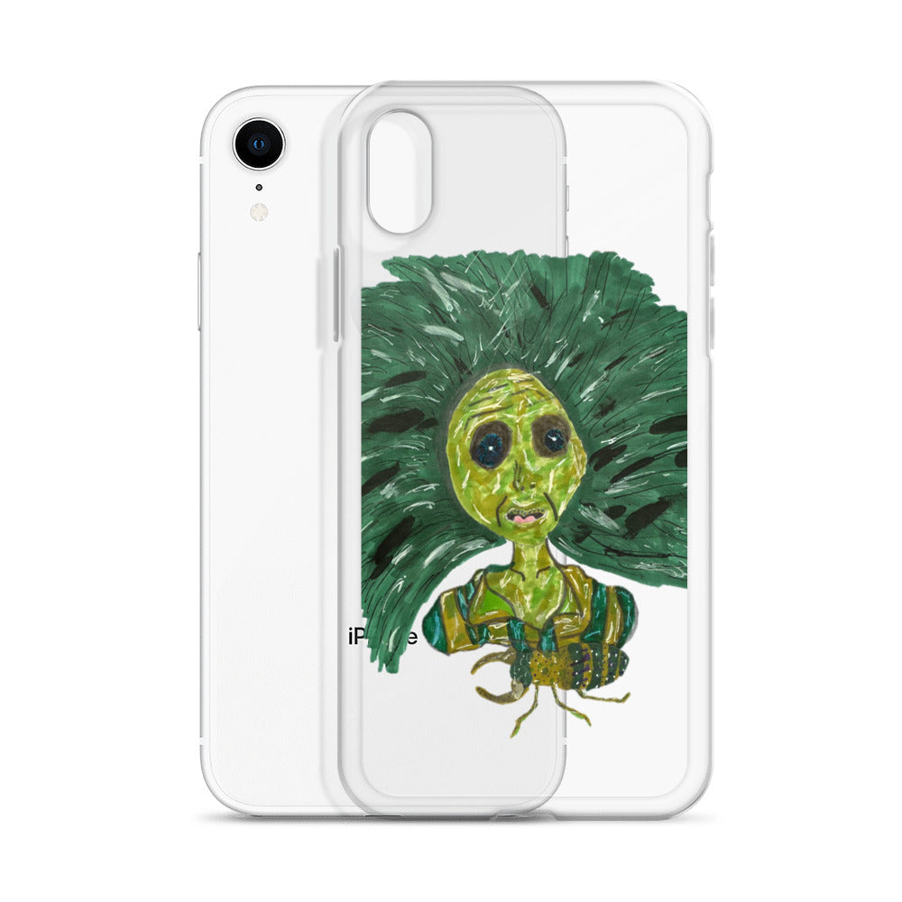 Green Lady Clear Case for iPhone®