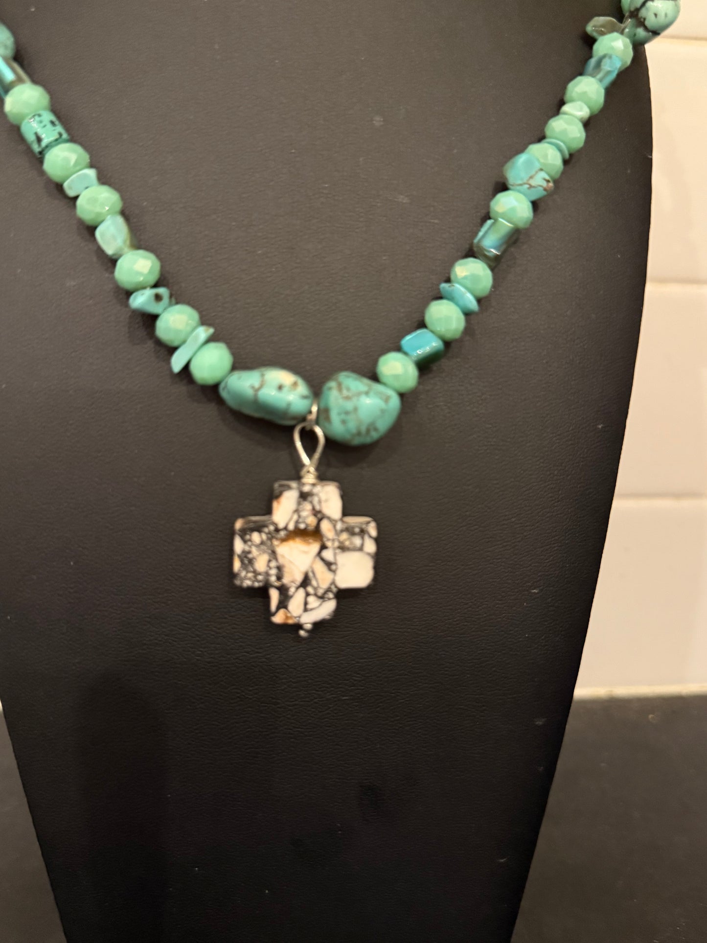 Original Cross Handmade Necklace Jewelry by Taytem Barth