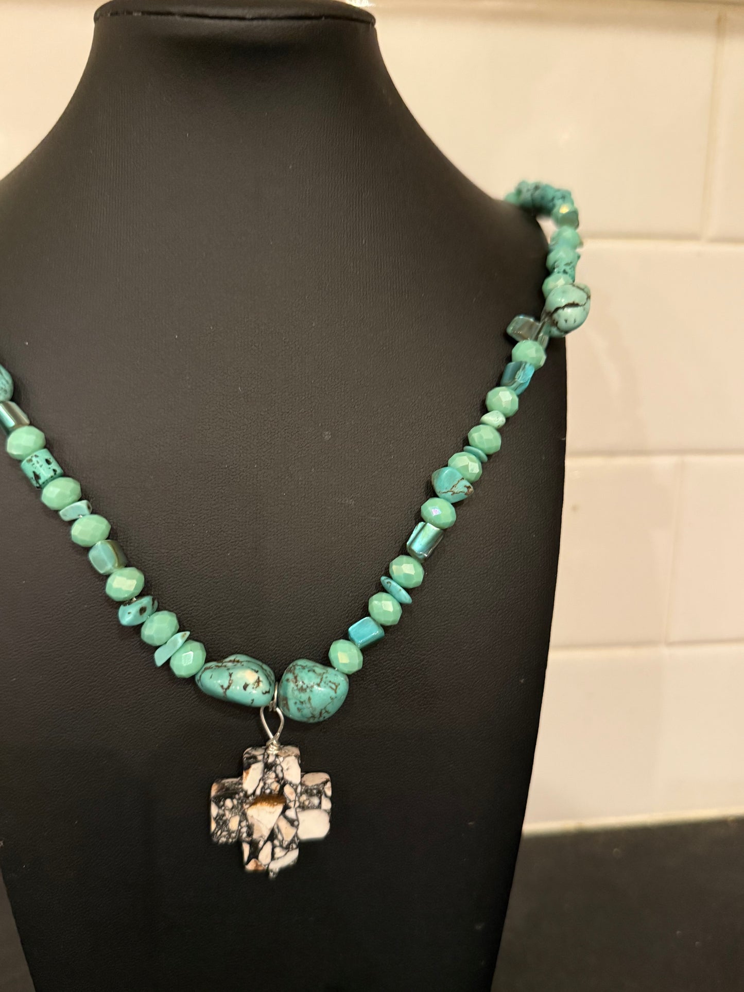 Original Cross Handmade Necklace Jewelry by Taytem Barth