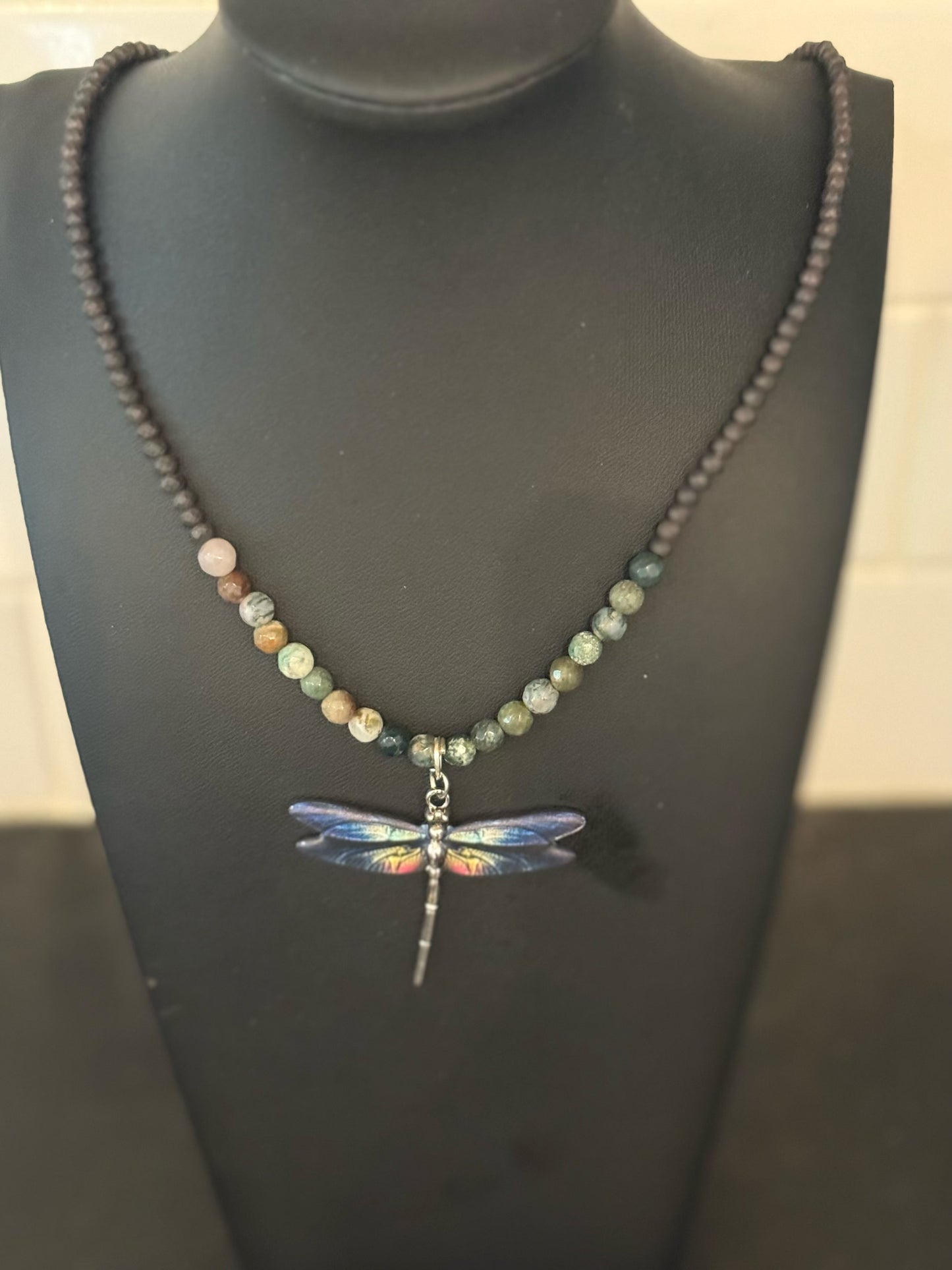 Original Dragonfly Necklace Jewelry by Taytem Barth