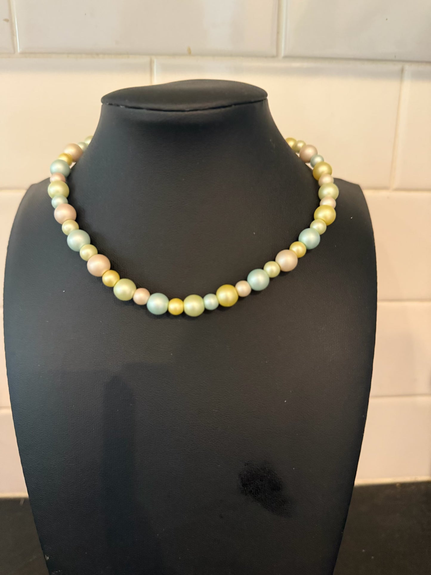 Original Easter Pastel Necklace Jewelry by Taytem Barth