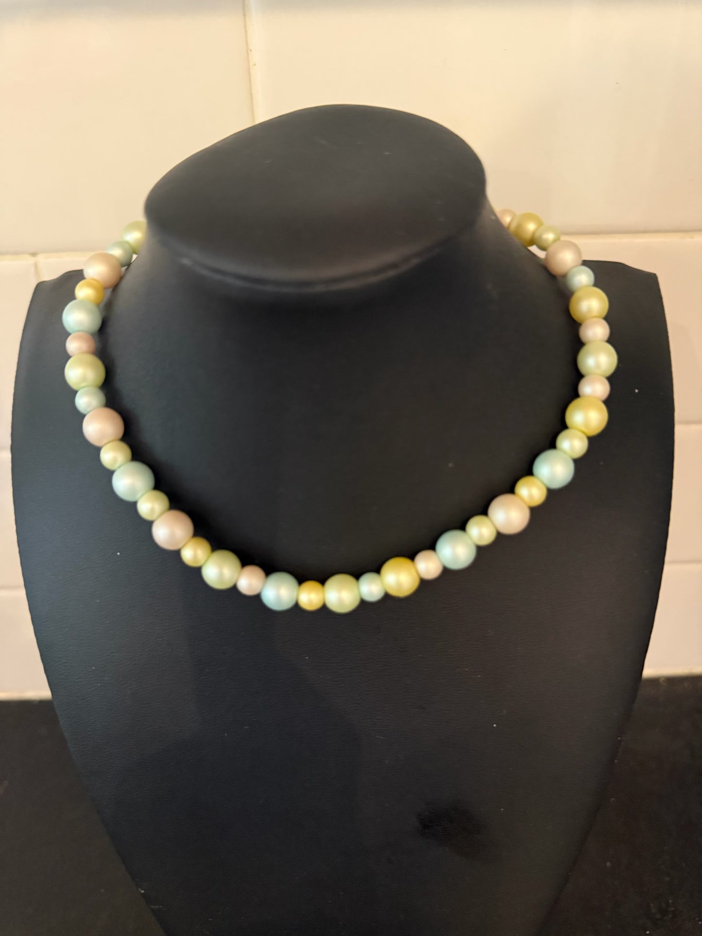 Original Easter Pastel Necklace Jewelry by Taytem Barth