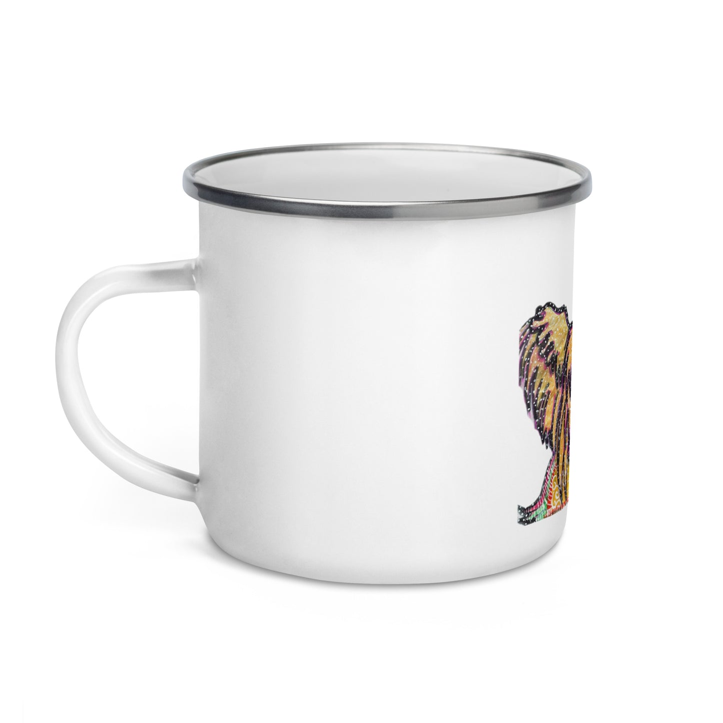 Psychedelic Swan Camping Mug