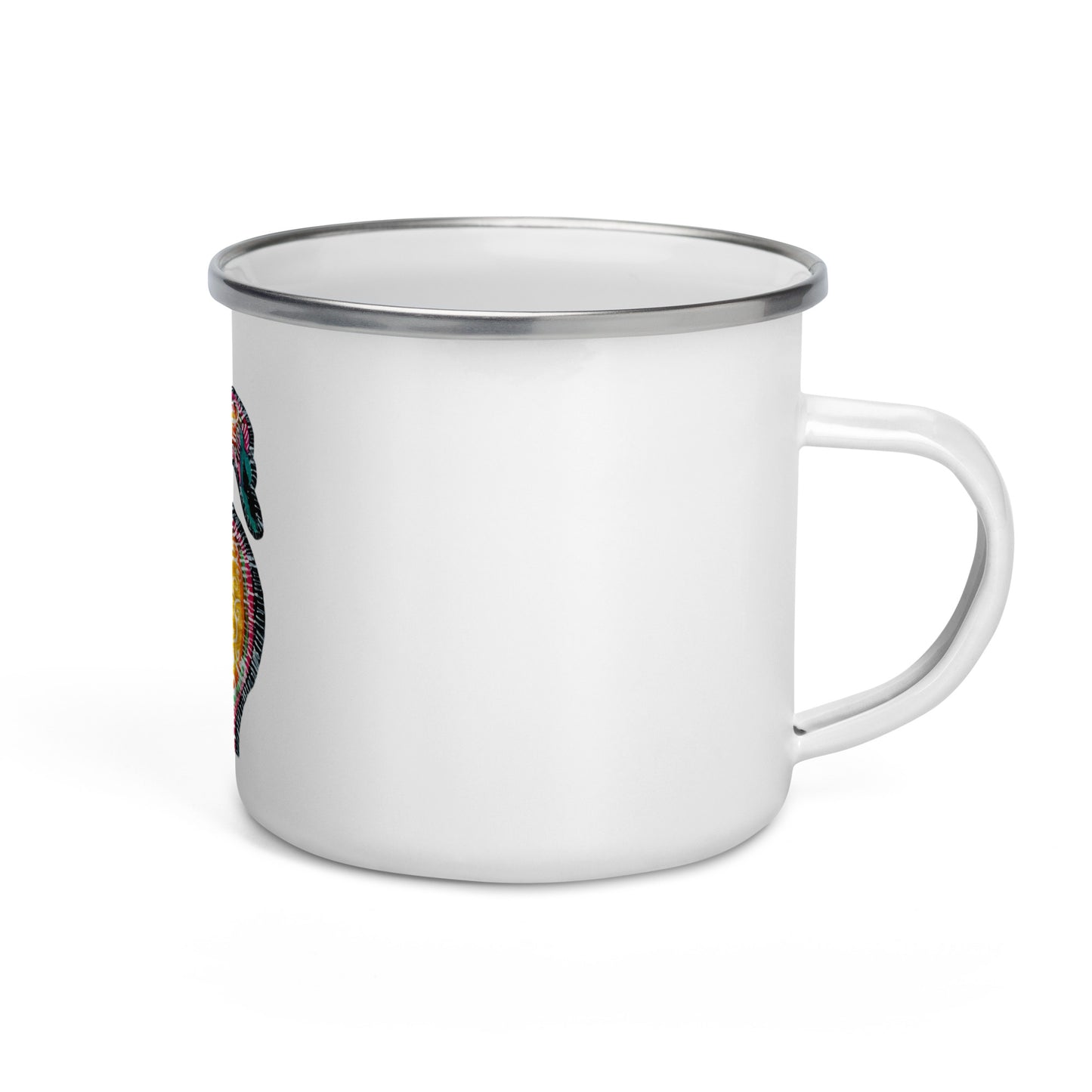 Psychedelic Swan Camping Mug