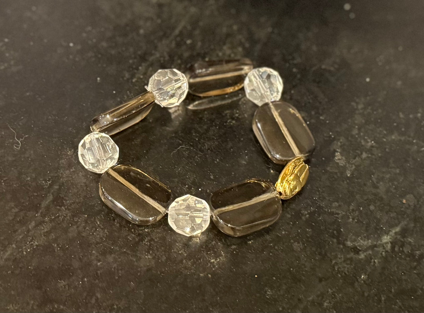 Beautiful glass beaded original design bracelet by Taytem Barth