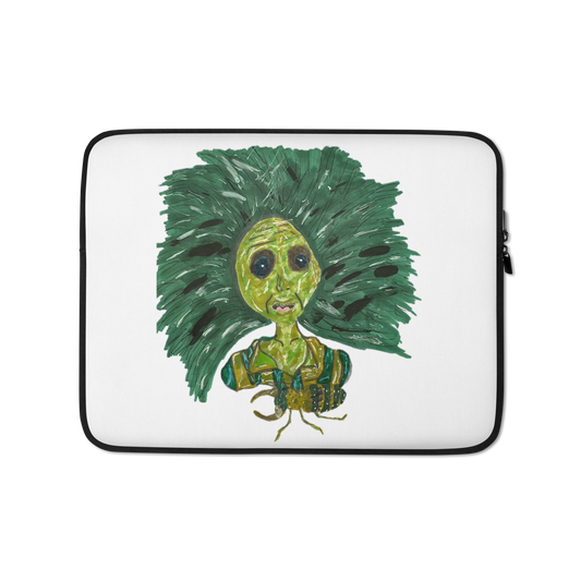 Green Lady Laptop Sleeve