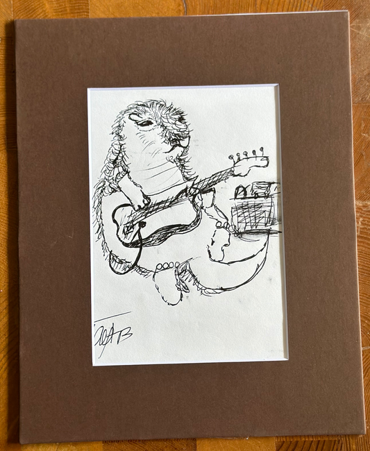 Porcupine Player Original Artwork by Taytem Barth