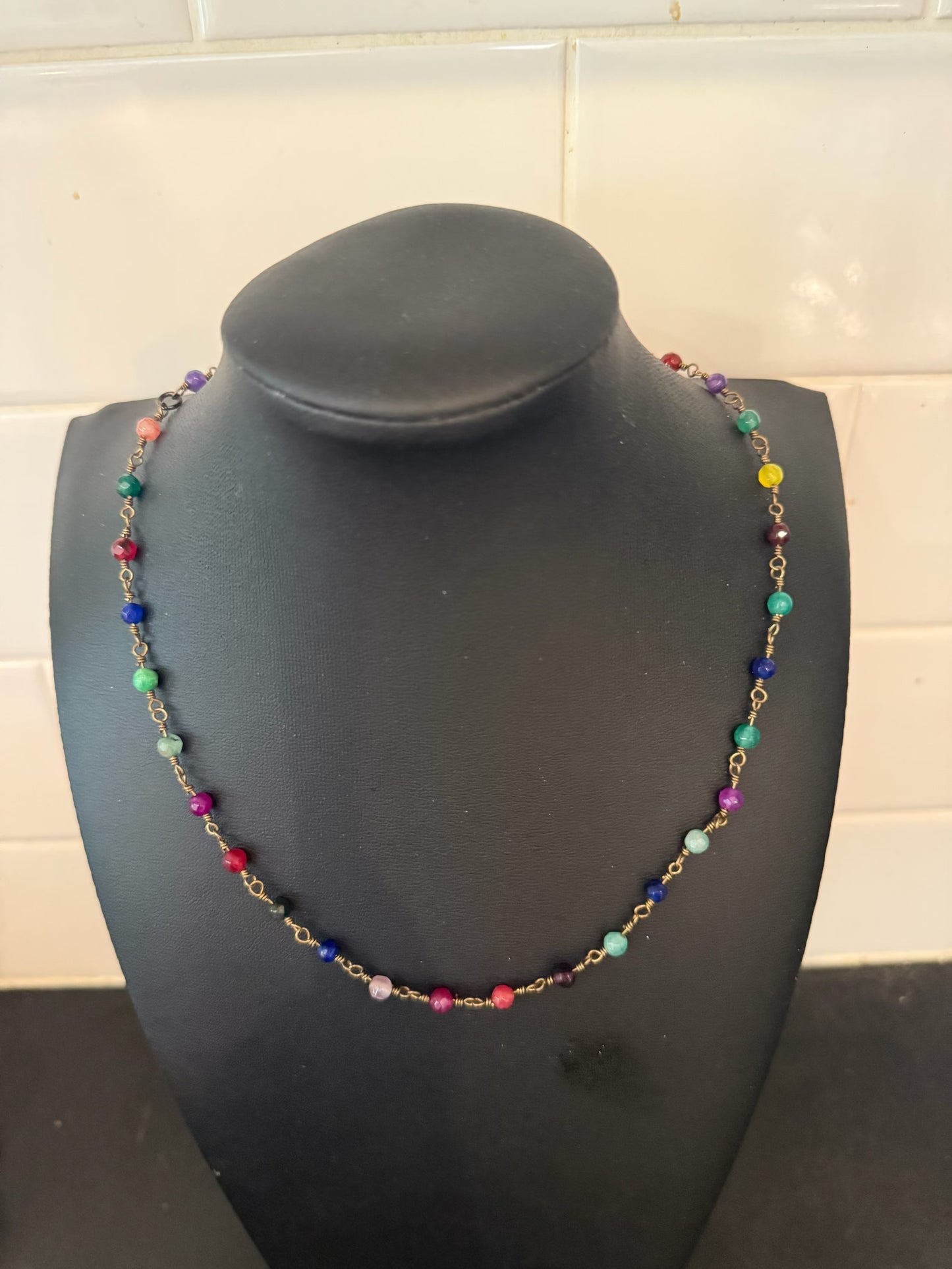 Original Rainbow Necklace Designed by Taytem Barth
