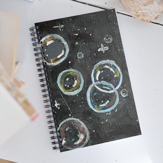 Tiny Bubbles Spiral Notebook