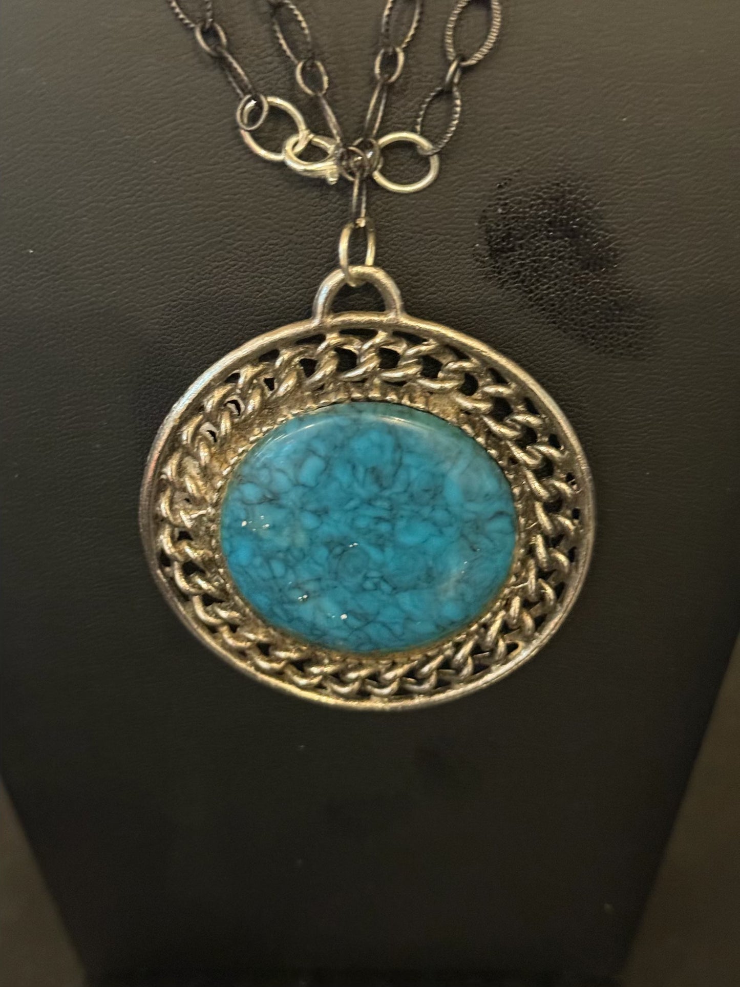 Original Turquoise Necklace Jewelry by Taytem Barth