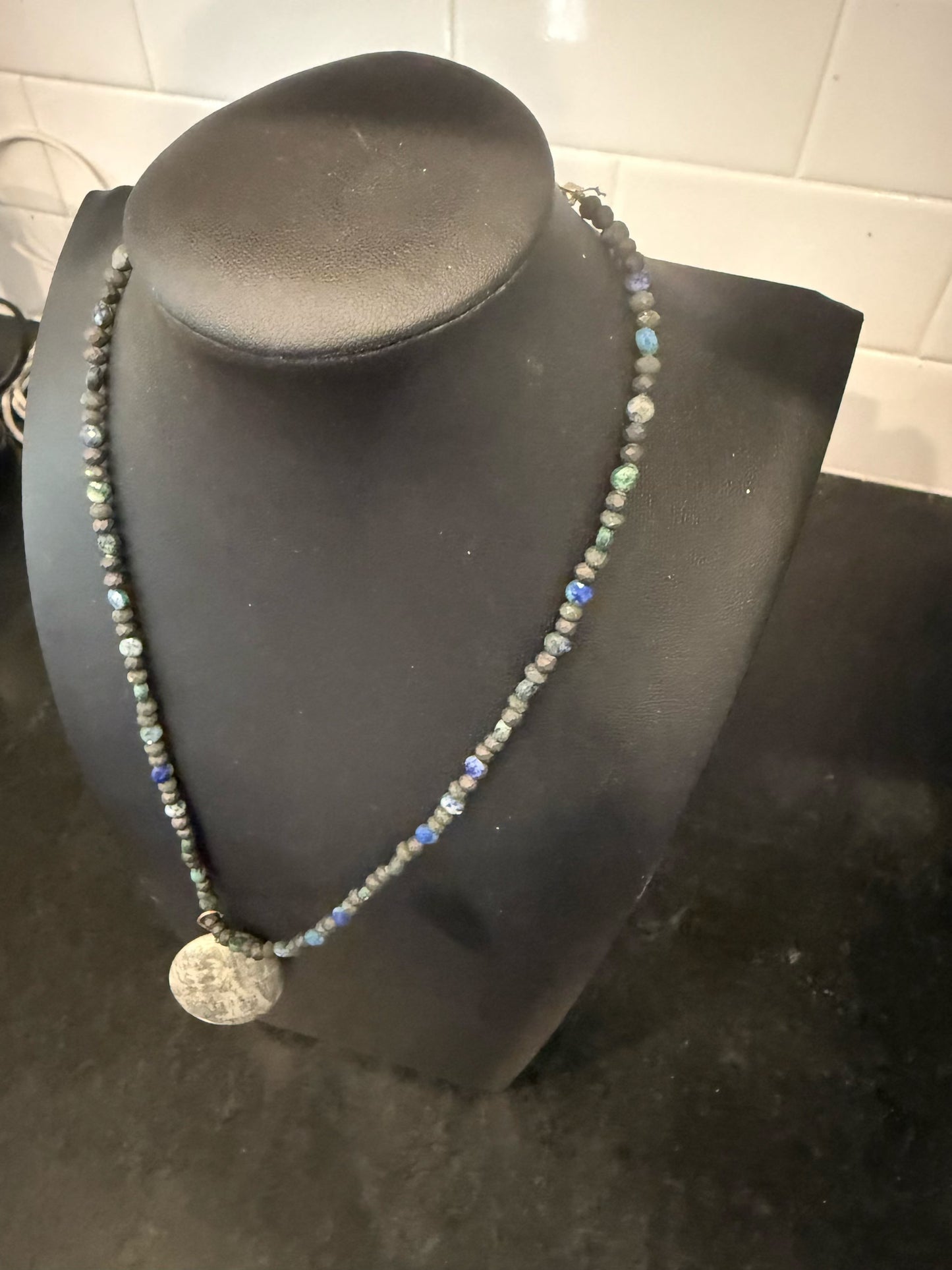 Original Stone Pendant Necklace Jewelry by Taytem Barth